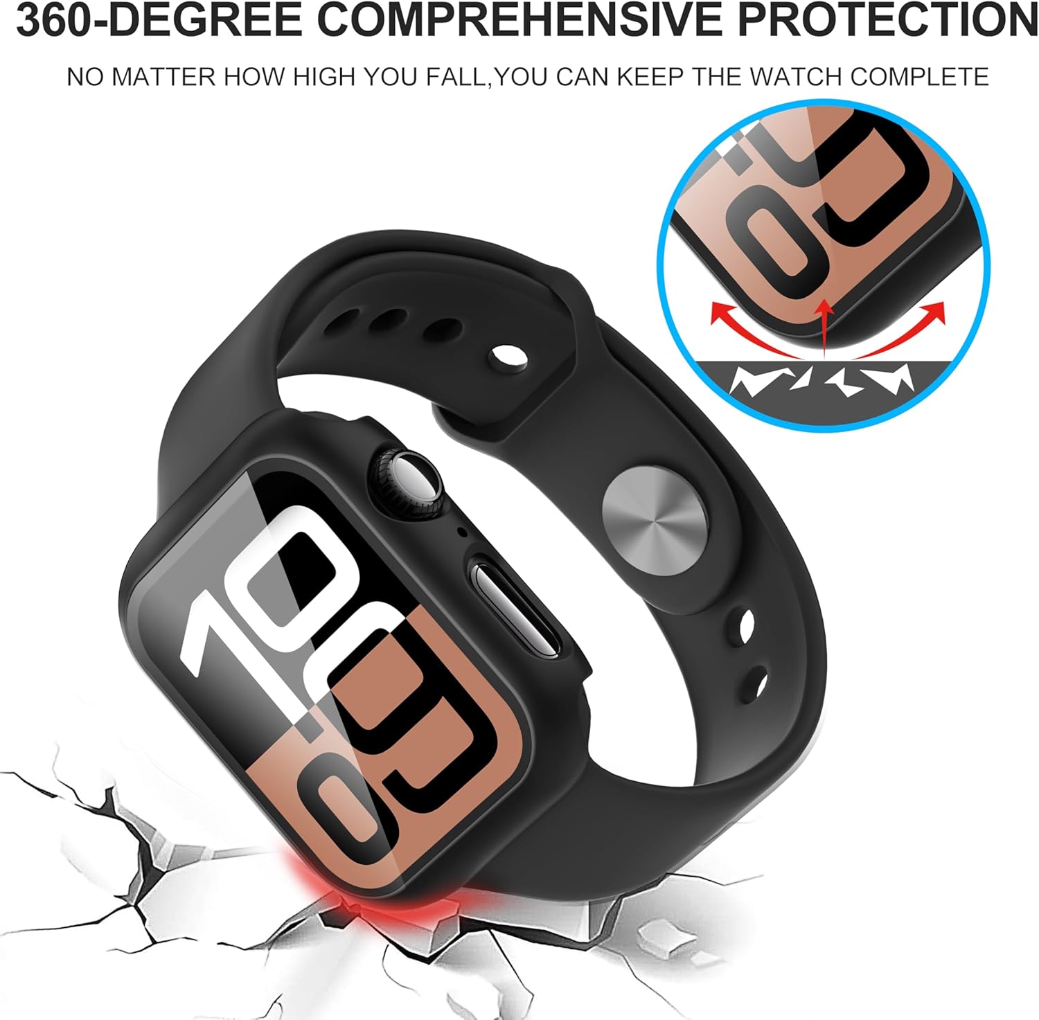 Hard PC Rugged Case & Screen Protector for Apple Watch iWatch Series 10 Hard PC Rugged Case & Screen Protector for Apple Watch iWatch Series 10